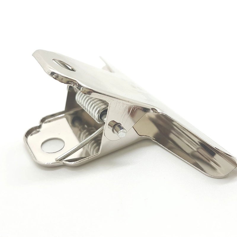 DaycountÂ® Pack of 3 Bulldog Clips 3 Inch, Stainless Steel Large Metal Hinge Clips, Money File Binder Clips for Pictures, Photos, Home Office Supplies - Image 4